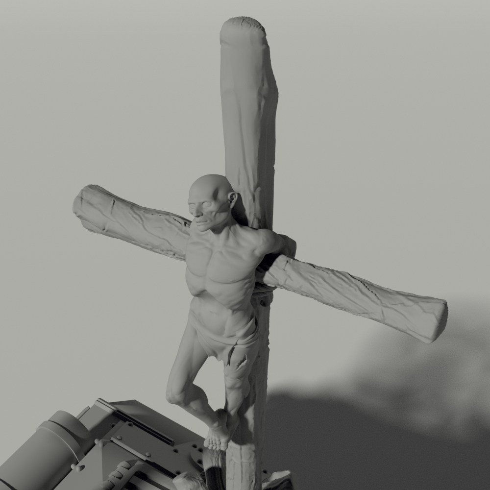 Grim ISU-152 Heavy Tank Destroyer