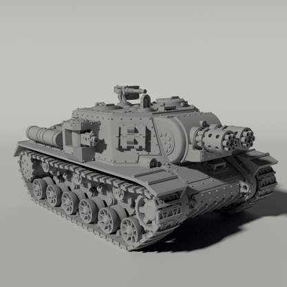 Grim ISU-152 Heavy Tank Destroyer