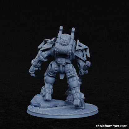 Clockwork Ancient - Space Dwarf golem mech