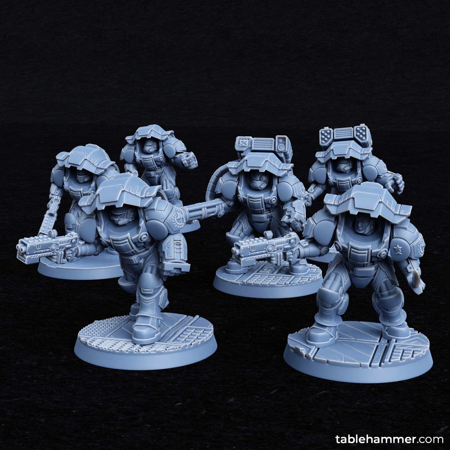 Myrmidon Armadillos - Ranged Superhuman heavy troops