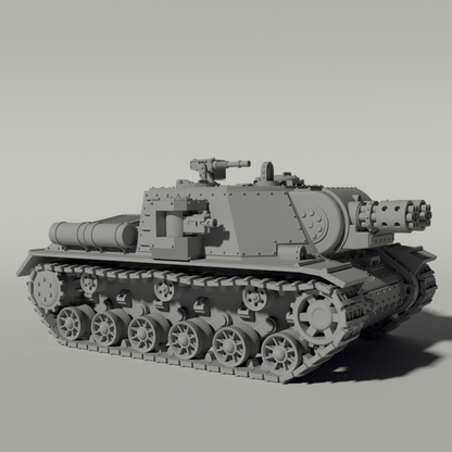 Grim ISU-152 Heavy Tank Destroyer