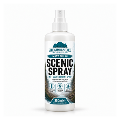 Matt Scenic Sealant Spray 250ml | Geek Gaming Scenics - Adhesives - Geek Gaming Scenics - Geek Gaming Scenics