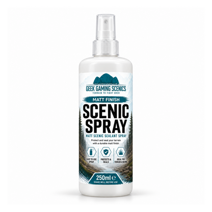 Matt Scenic Sealant Spray 250ml | Geek Gaming Scenics - Adhesives - Geek Gaming Scenics - Geek Gaming Scenics