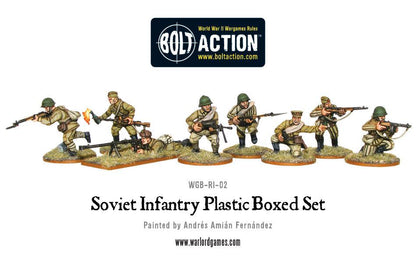 Bolt Action: Soviet Infantry Plastic Box Set - Geek Gaming Scenics