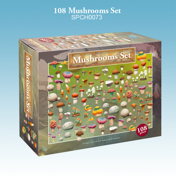Spellcrow - 108 Mushrooms Set - Geek Gaming Scenics