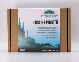Fine Casting Plaster 1kg | Miniature Terrain Casting | Geek Gaming Scenics - Modelling Essentials - Geek Gaming Scenics - Geek Gaming Scenics
