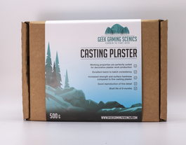 Fine Casting Plaster 500g | Miniature Terrain Casting | Geek Gaming Scenics - Modelling Essentials - Geek Gaming Scenics - Geek Gaming Scenics