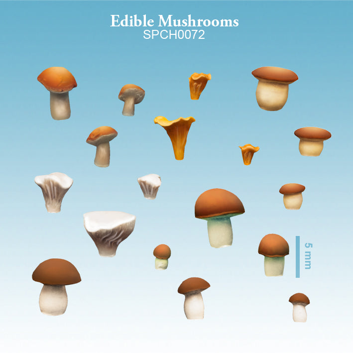 Spellcrow - Edible Mushrooms - Geek Gaming Scenics