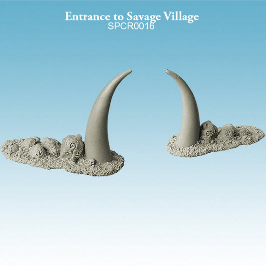Spellcrow - Entrance to Savage Village - Geek Gaming Scenics
