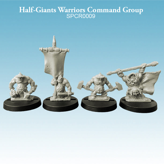 Spellcrow - Half-Giants Warriors Command Group - Geek Gaming Scenics