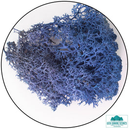 Lichen - Reindeer Moss (Icelandic Moss) Royal Blue - Lichen - Geek Gaming Scenics - Geek Gaming Scenics