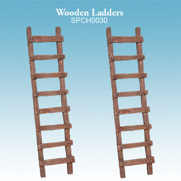 Spellcrow - Wooden Ladders - Geek Gaming Scenics