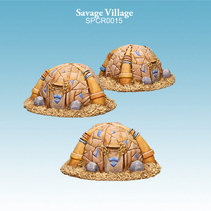 Spellcrow - Savage Village - Geek Gaming Scenics