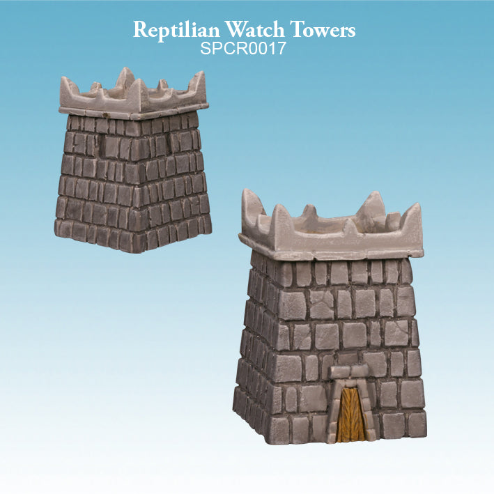 Spellcrow - Reptilian Watch Towers - Geek Gaming Scenics