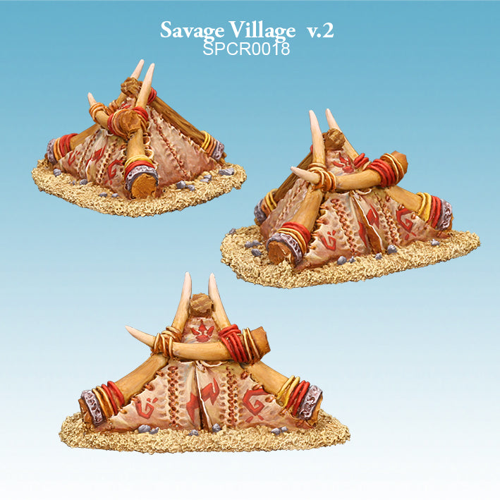 Spellcrow - Savage Village v.2 - Geek Gaming Scenics