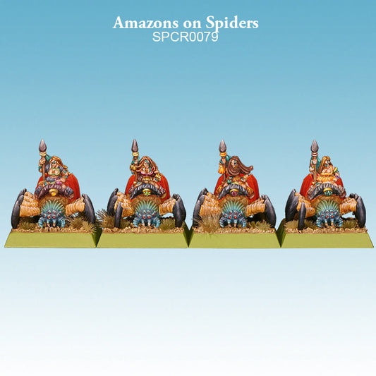 Spellcrow - Amazons on Spiders - Geek Gaming Scenics