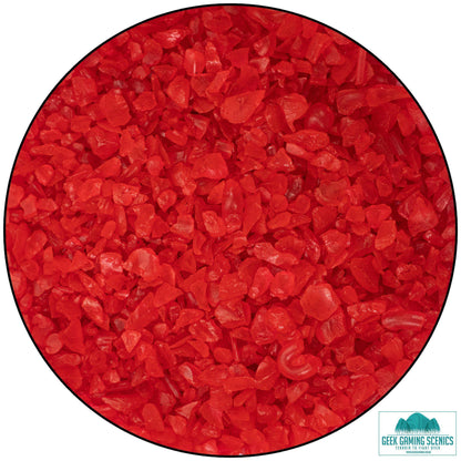 Weird Crystals Small - Red - original texture photograph